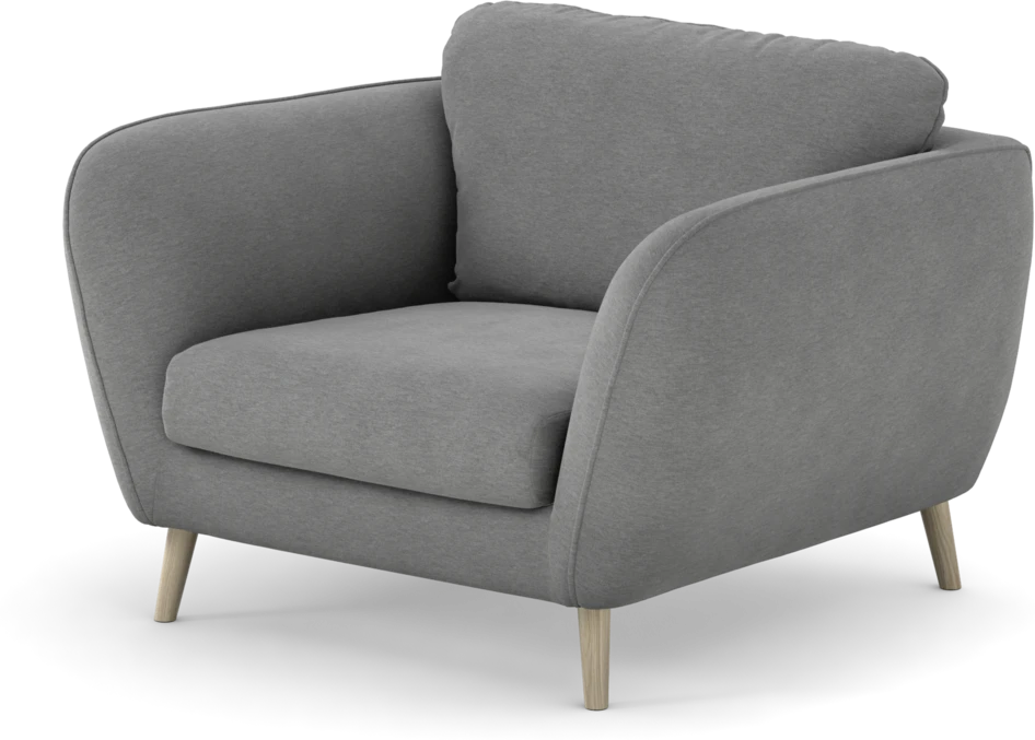 Madison Lux - Fåtölj, 70 cm - Grå