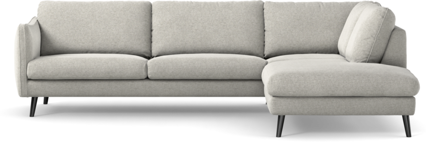 Madison Lux - 3-sits soffa med divan höger - Grå