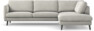 Madison Lux - 3-sits soffa med divan höger - Grå
