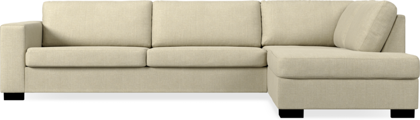 Nevada - 3-sits soffa med divan höger - Beige