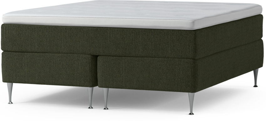 Delux Dream - Kontinentalsäng, dubbelsäng med bäddmadrass och sängben