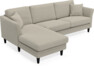 Eden - 2,5-sits soffa med schäslong - Brun