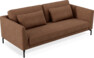 Willow - 3-sits soffa, hel dyna, fast klädsel - Orange