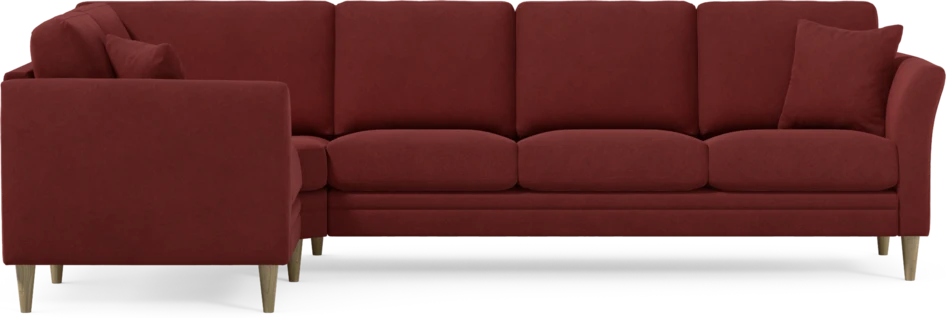 Eden - Hörnsoffa, 1+3-sits - Röd