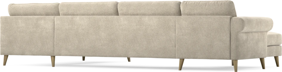 Bridge - 3-sits soffa med schäslong vänster och divan höger - Beige