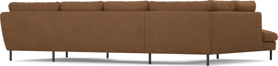 Madison - 2-sits soffa med divan vänster och schäslong höger - Brun