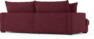 Rossi - 3-sits soffa, hel dyna - Röd