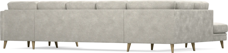 Eden - 3-sits soffa med divan vänster och schäslong höger - Grå