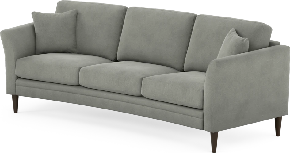 Eden - 3-sits soffa svängd - Grå