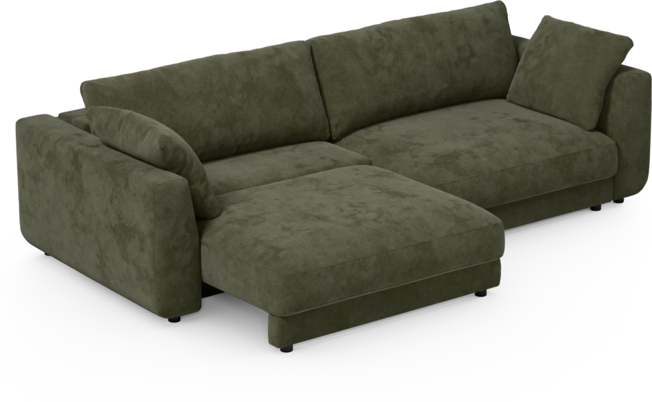 Amie - Bäddsoffa 4-sits - Grön