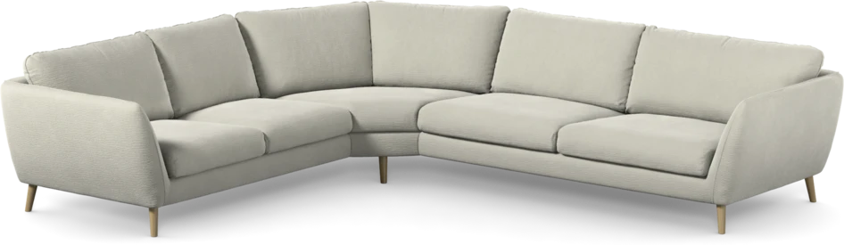 Madison Lux - Hörnsoffa 2+3-sits, hörn 2 - Vit