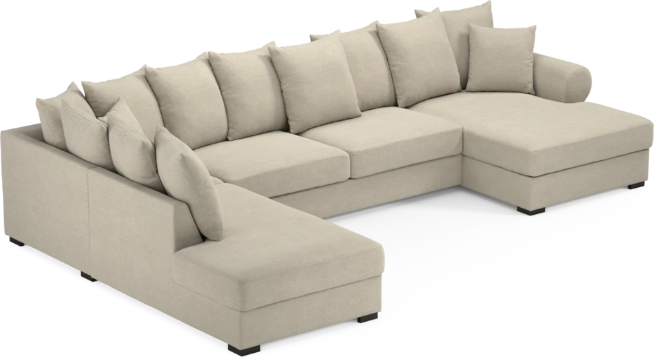 Town - 3-sits soffa med divan vänster och schäslong höger - Beige