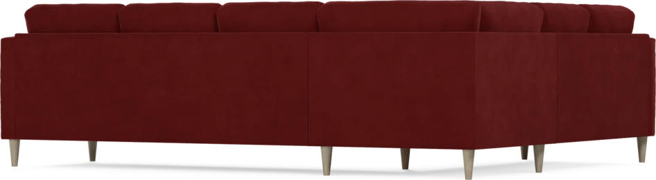 Eden - Hörnsoffa, 2+3-sits - Röd
