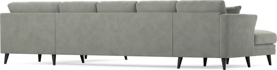 Eden - 3-sits soffa med schäslong vänster och divan höger - Grå