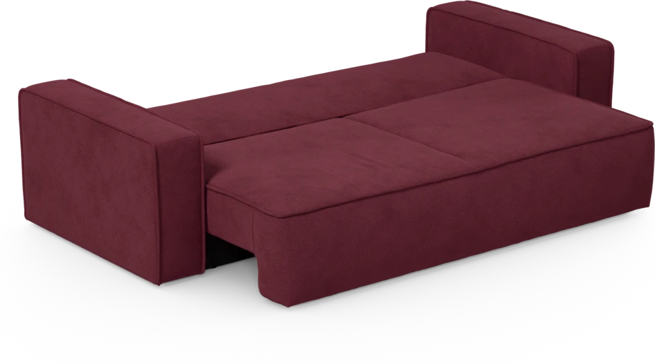 Ide - Bäddsoffa 3-sits - Röd