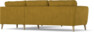Bridge - Hörnsoffa, 2+2-sits - Gul