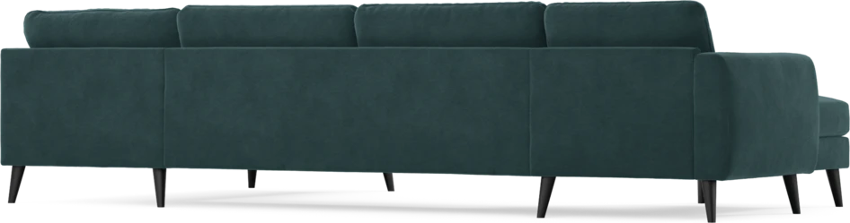 Bridge - 3-sits soffa med schäslong vänster och divan höger - Blå