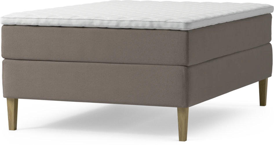 Delux Dream - Kontinentalsäng, enkelsäng 140 cm med bäddmadrass och sängben
