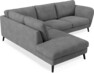 Madison Lux - 2-sits soffa med divan vänster - Vit
