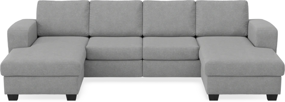 Friday - 2-sits soffa med två schäslonger - Grå