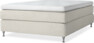 Delux Sense - Kontinentalsäng, enkelsäng 140 cm med bäddmadrass - Beige