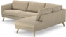 Bridge - 3-sits soffa med divan höger - Beige
