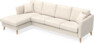 Eden - 3-sits soffa med schäslong - Beige