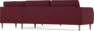 Bridge - Hörnsoffa, 3+2-sits - Röd