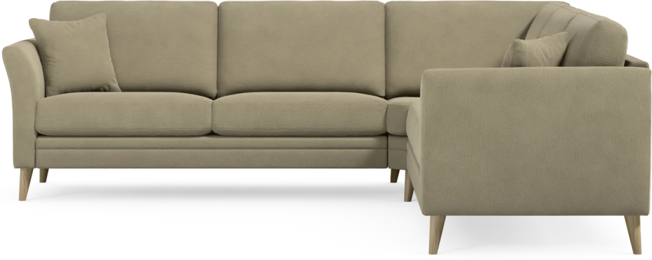 Eden - Hörnsoffa, 2,5+2,5-sits - Beige