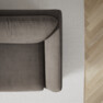 Madison Lux - 2-sits soffa med schäslong vänster - Brun