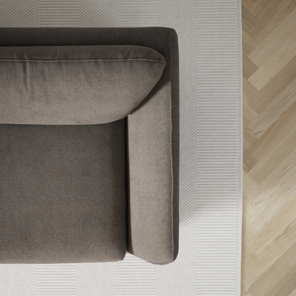Madison Lux - Hörnsoffa 2+3-sits, hörn 1 - Brun