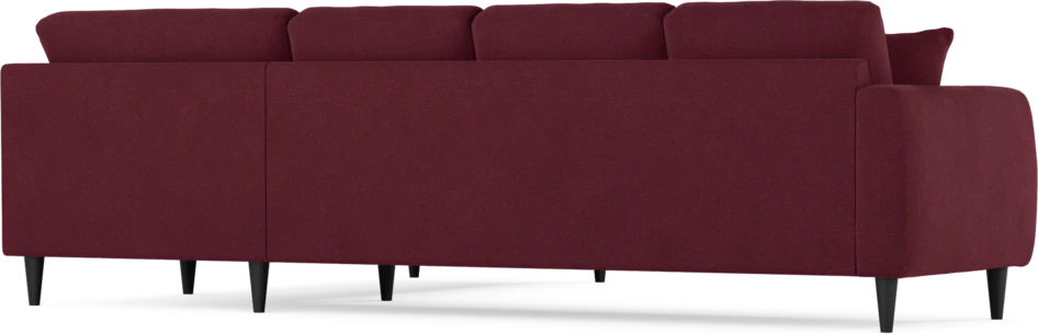 Eden - Hörnsoffa, 3+2-sits - Röd