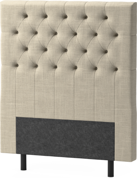 Delux Pikerad XL - Sänggavel, 90-210 cm - Beige