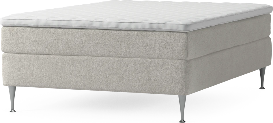 Delux Sense - Kontinentalsäng, enkelsäng 140 cm med bäddmadrass och sängben