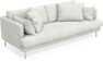Harper - 3-sits soffa, hel dyna - Vit