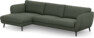 Madison Lux - 3-sits soffa med schäslong vänster - Grön