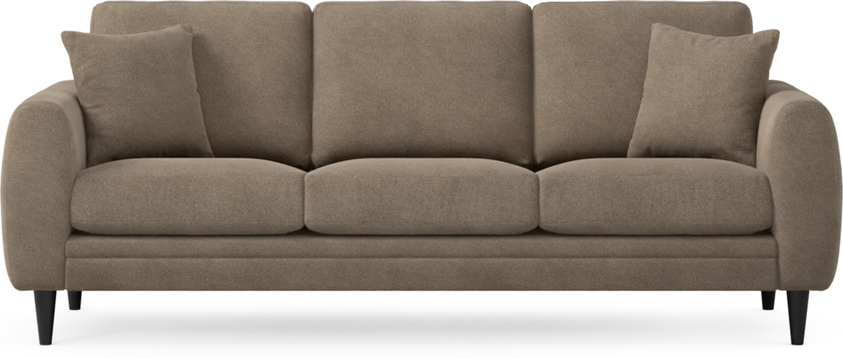 Eden - 3-sits soffa - Brun