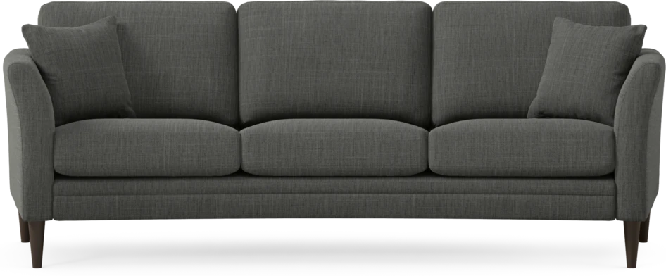 Eden - 3-sits soffa svängd - Grå