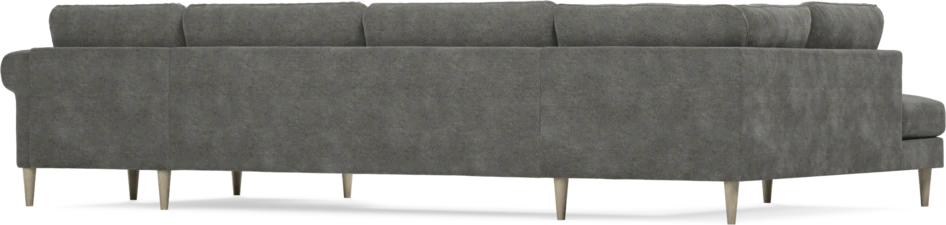 Bridge - 3-sits soffa med divan vänster och schäslong höger - Grå