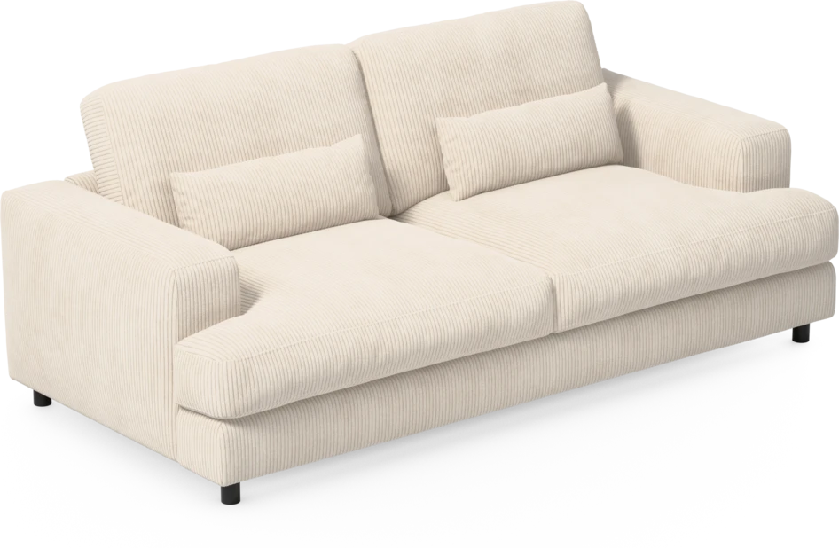 Noma - 3-sits soffa - Vit