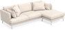 Harper - 4-sits med schäslong höger  - Beige