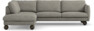 Madison - 3-sits soffa med divan vänster - Vit