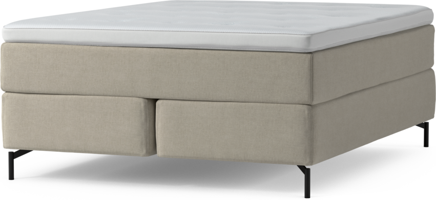 Delux Dream - Kontinentalsäng, dubbelsäng med bäddmadrass och sängben