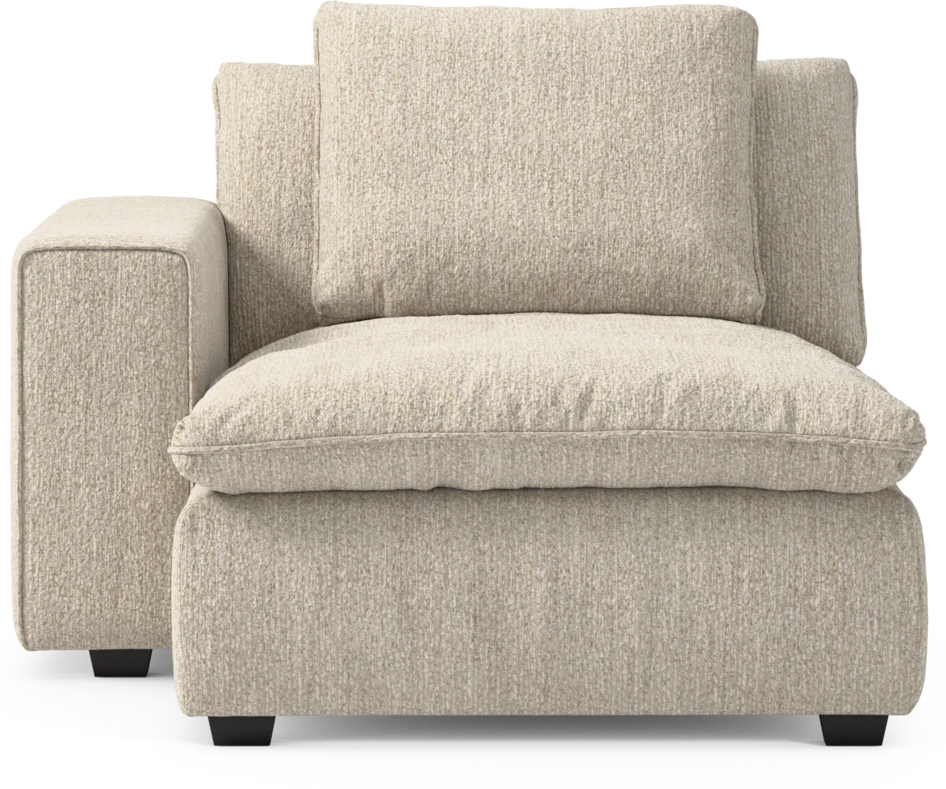 Bellora - Schäslong med armstöd vänster - Beige