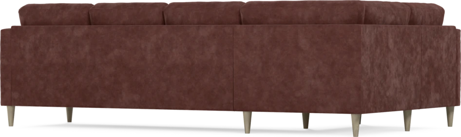 Eden - Hörnsoffa, 1+3-sits - Röd