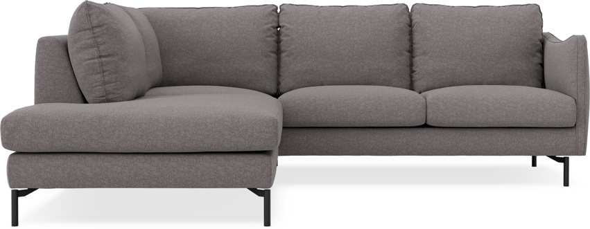 Madison - 2-sits soffa med divan vänster - Grå