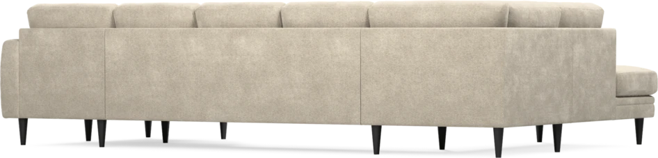 Eden - 3-sits soffa med divan vänster och schäslong höger - Beige