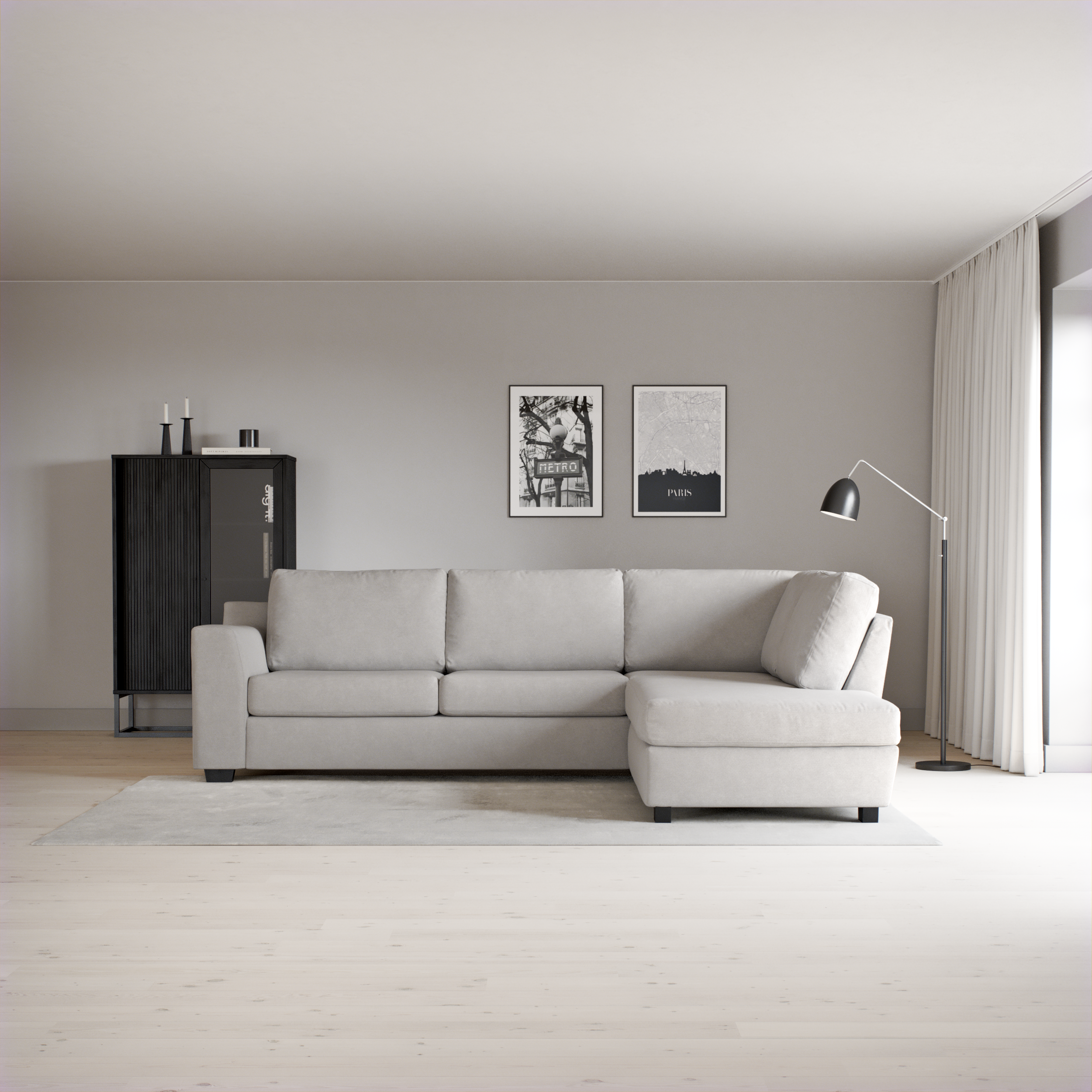 Friday - 2,5-sits soffa med divan höger - inspiration