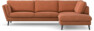 Madison Lux - 3-sits soffa med divan höger - Orange