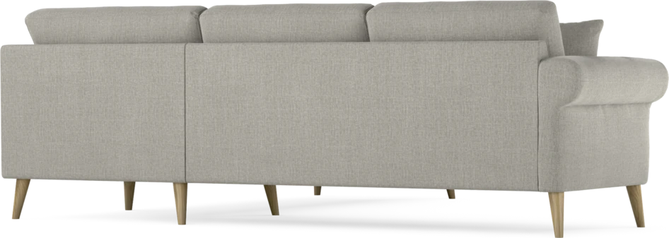 Eden - Hörnsoffa, 2,5+2,5-sits - Grå